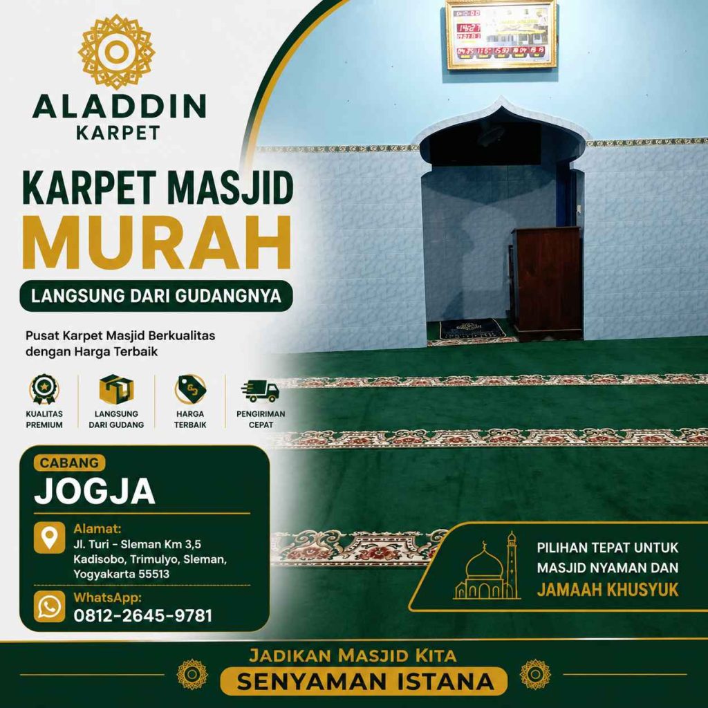 Karpet Murah Jogja Untuk Masjid Yang Nyaman Dan Berkelas
