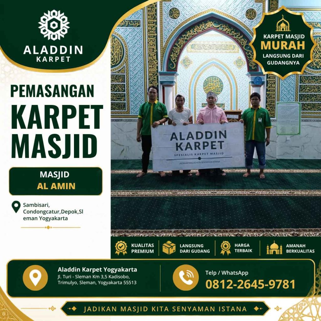 Karpet Turki Jogja Untuk Masjid Yang Nyaman Dan Tahan Lama