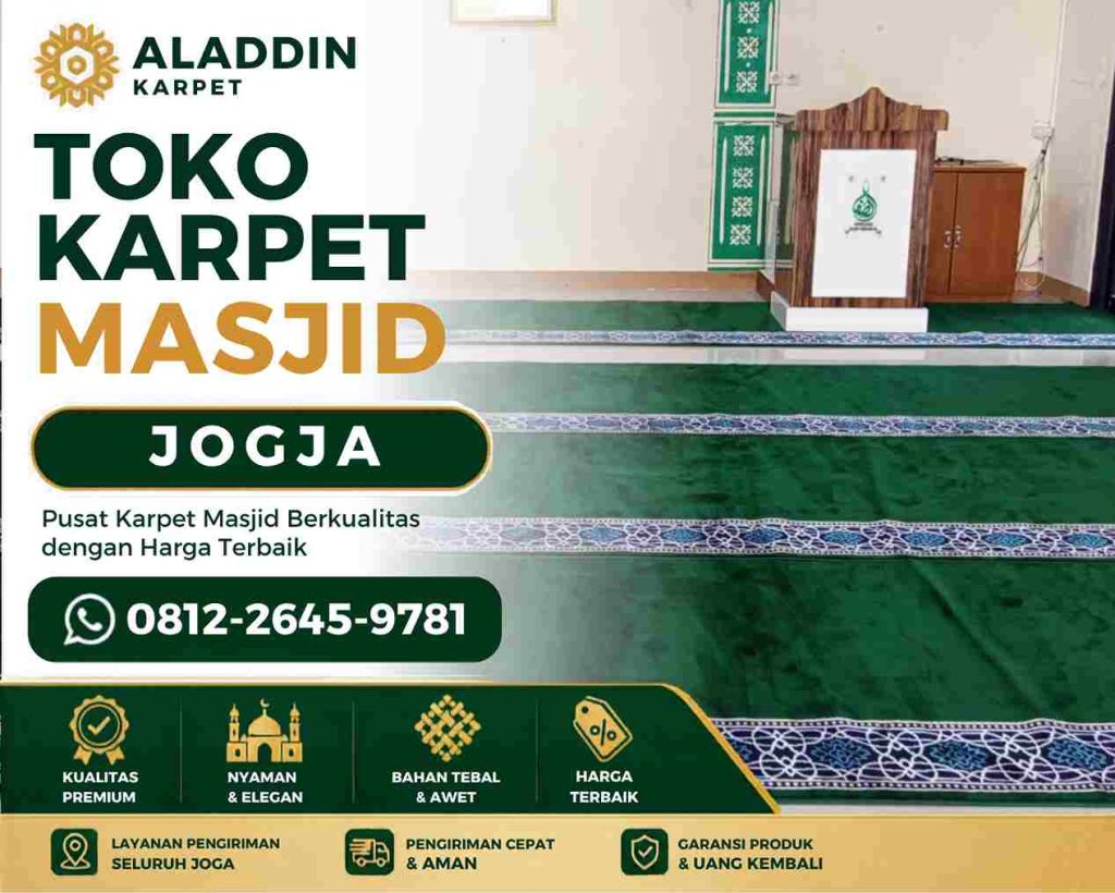 Toko Karpet Custom Jogja Untuk Interior Masjid Lebih Presisi